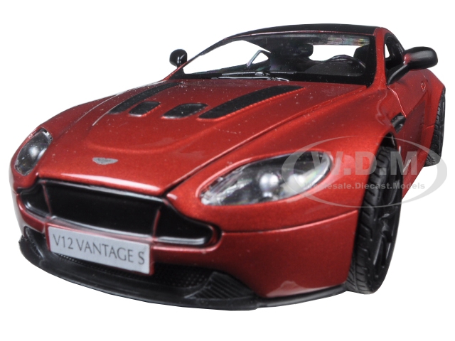 Aston Martin Vantage S V12 Red 1/24 Diecast Model Car by Motormax