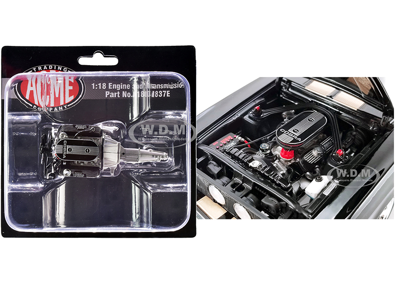 Image of Engine and Transmission 428 Cobra Replica from "1967 Ford Mustang Shelby GT500" 1/18 by ACME