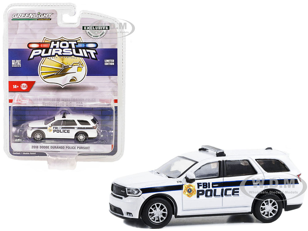 2018 Dodge Durango Police Pursuit White 