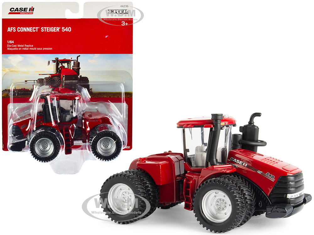 Case AFS Connect Steiger 540 Tractor with Dual Wheels Red "Case IH Agriculture" 1/64 Diecast Model by ERTL TOMY