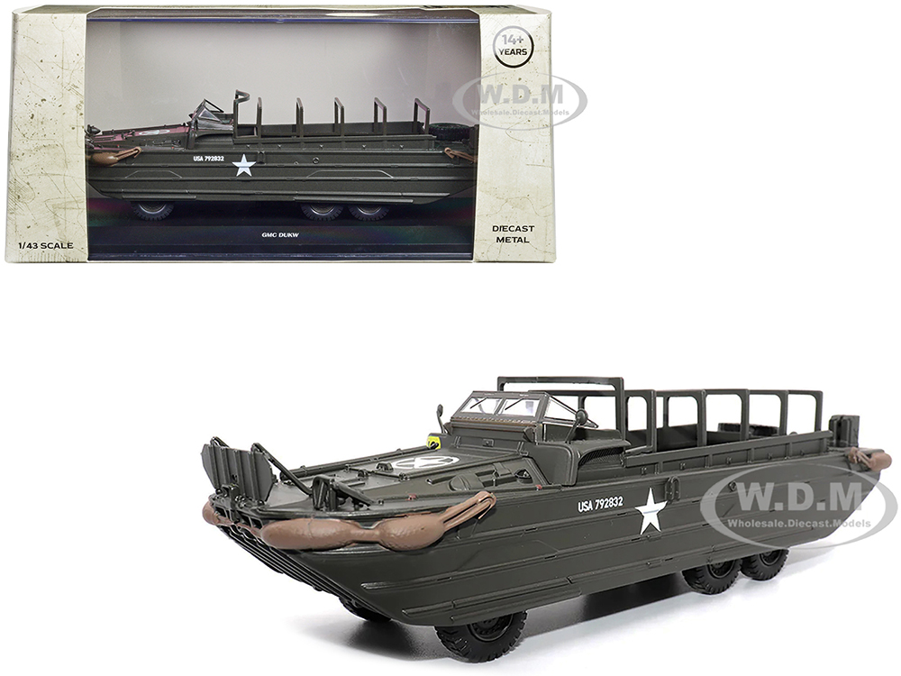 GMC DUKW Amphibious Vehicle Olive Drab 
