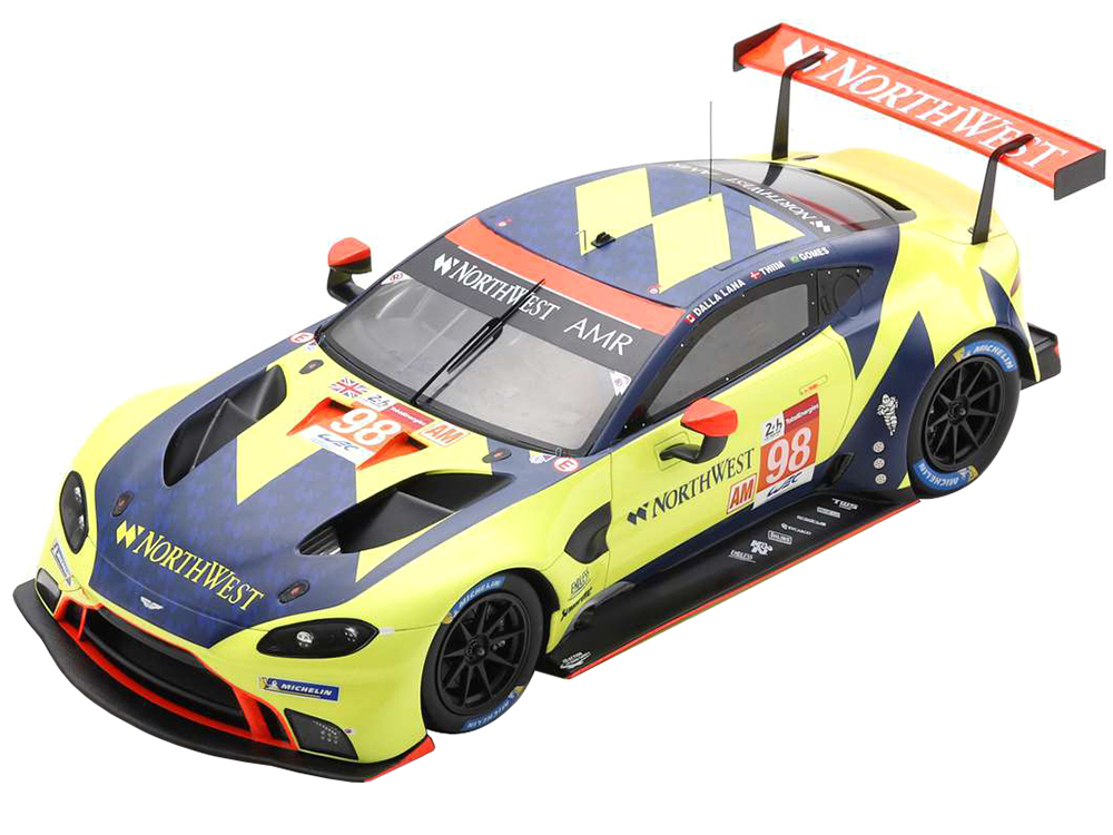 Aston Martin Vantage AMR #98 Marcos Gomes - Paul Dalla Lana - Nicki Thiim Aston Martin Racing LMGTE Am Class 24 Hours of Le Mans (2021) 1/18 Model Car by Spark