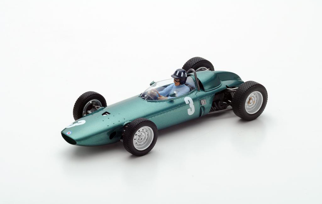 Image of BRM P57 3 Graham Hill Winner 1962 South African GP World Champion 1/18 Model Car by Spark
