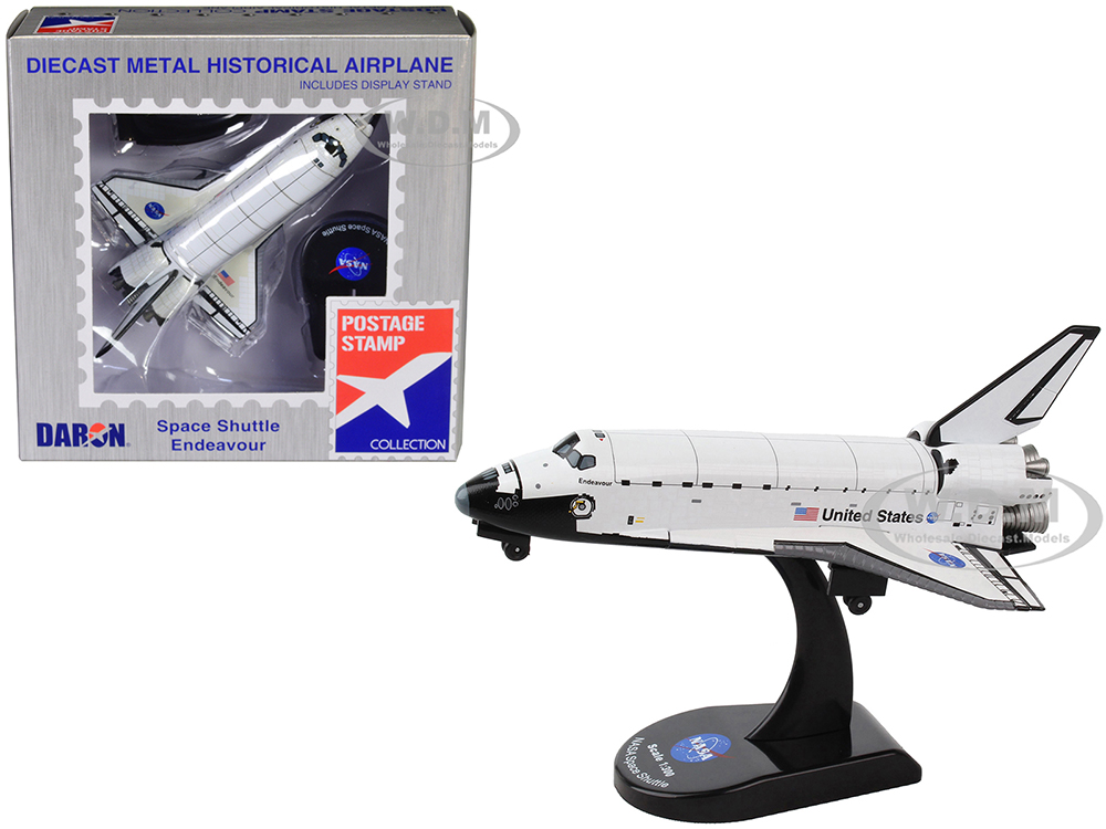 NASA Space Shuttle "Endeavour" (OV-105) "United States" 1/300 Diecast Model by Postage Stamp