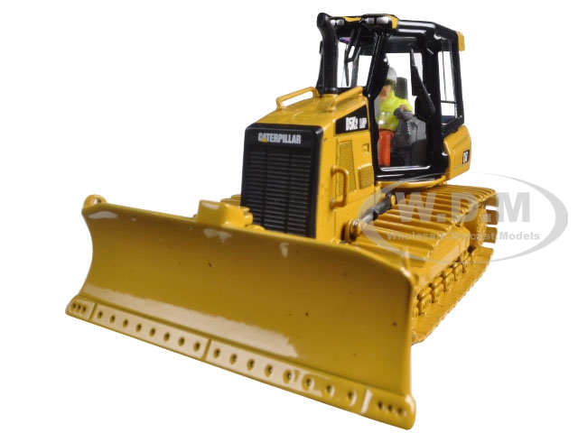 CAT Caterpillar D5K2 LGP Track Type Tractor Dozer with Ripper and Operator High Line Series 1/50 Diecast Model by Diecast Masters
