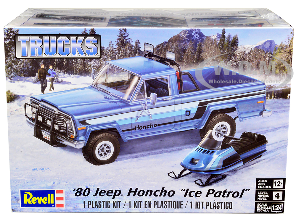 Level 4 Model Kit 1980 Jeep Honcho Pickup Truck 