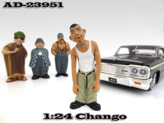 Chango "homies" Figure For 124 Scale Diecast Model Cars By American Diorama