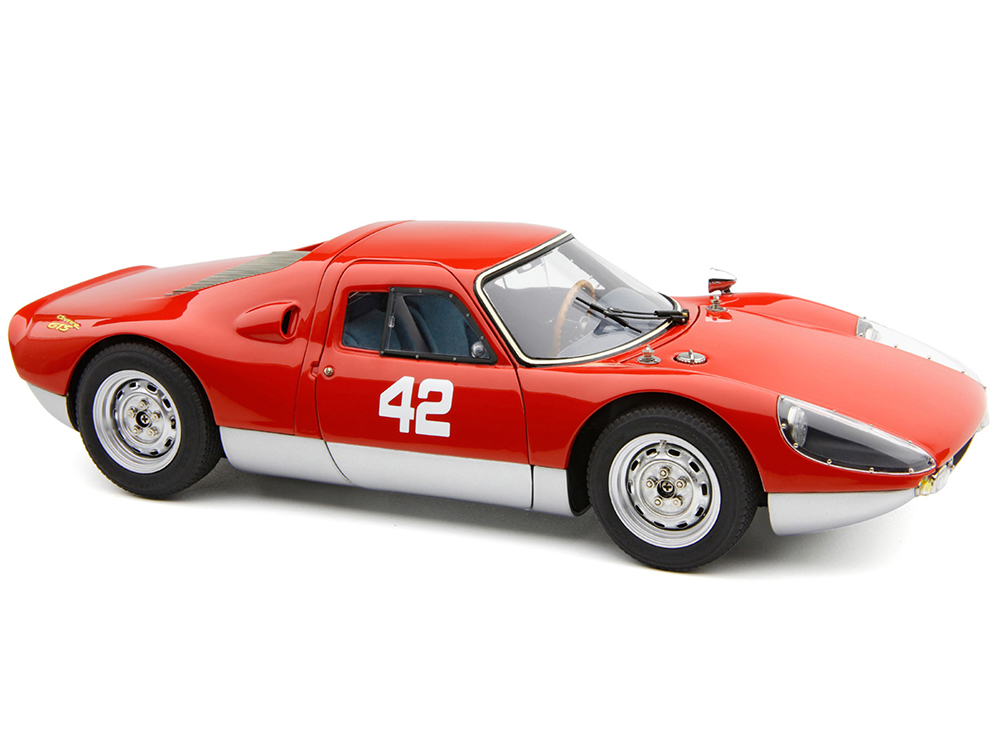 Porsche 904 Carrera GTS #42 Red Pebble Beach Auction 2017 Limited Edition to 1000 pieces Worldwide 1/18 Diecast Model Car by CMC