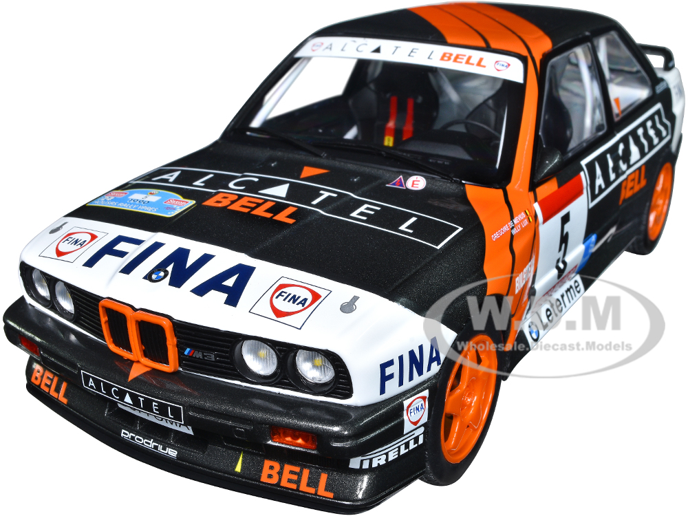 BMW E30 M3 Gr.A 5 Gregoire de Mevius - Willy Lux 3rd Place "Ypres 24 Hours Rally" (1990) "Competition" Series 1/18 Diecast Model Car by Solido