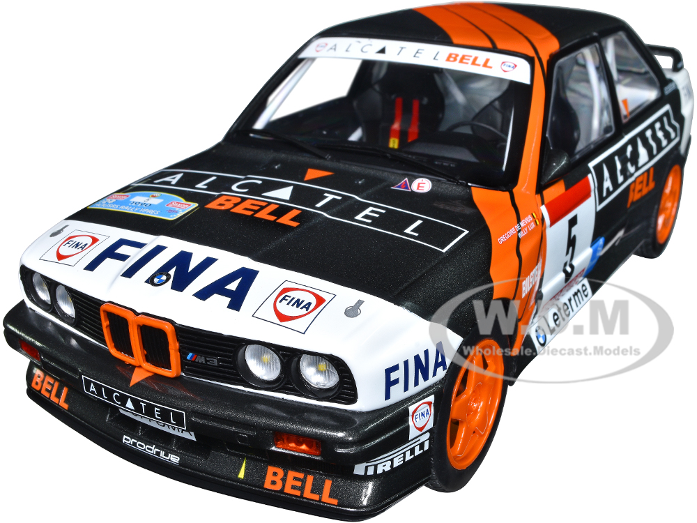 BMW E30 M3 Gr.A #5 Gregoire de Mevius - Willy Lux 3rd Place Ypres 24 Hours Rally (1990) Competition Series 1/18 Diecast Model Car by Solido