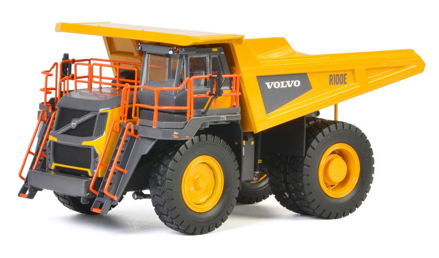 Volvo R100e Rigid Haul Dump Truck 1/50 Diecast Model By Wsi Models