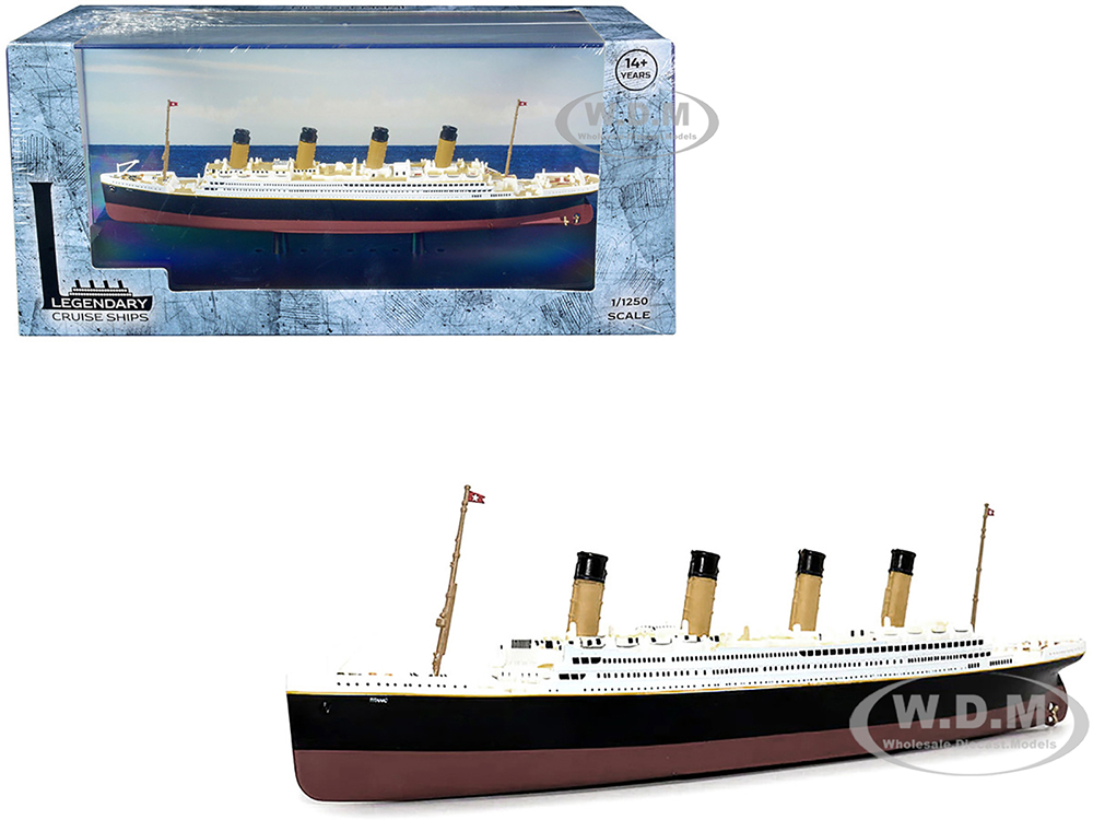 RMS Titanic Passenger Ship 1/1250 Diecast Model by Legendary Cruise Ships