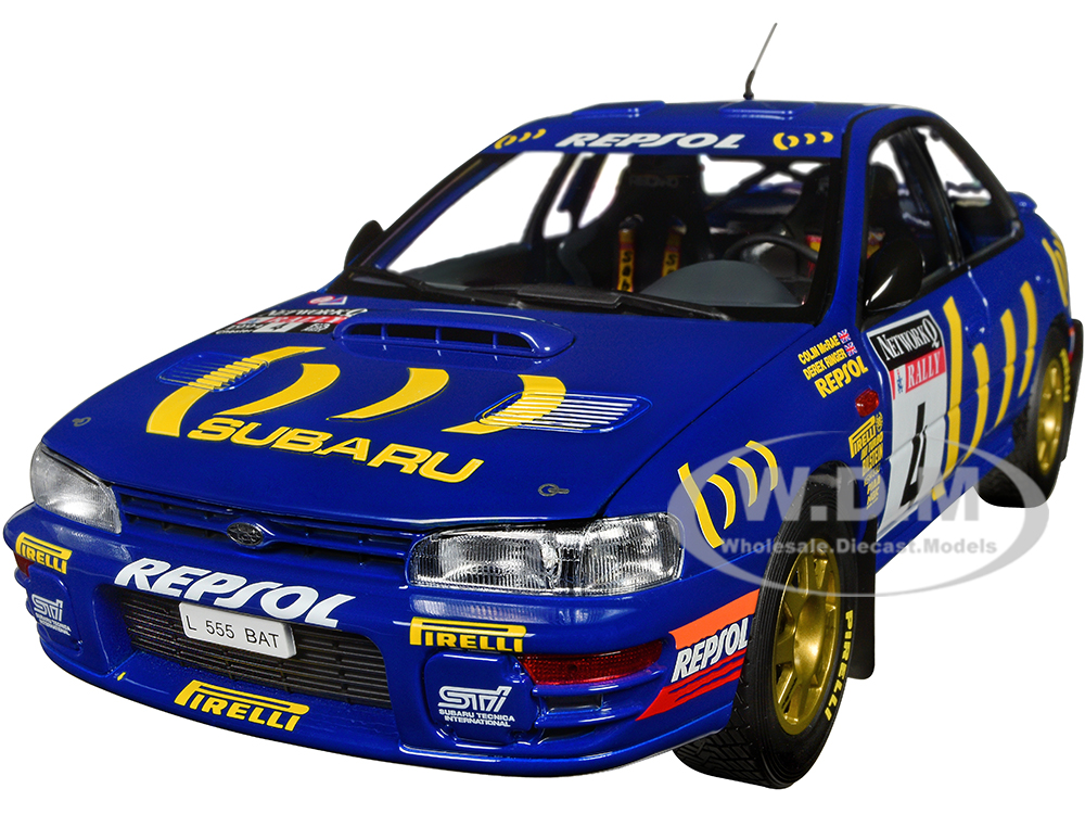 Subaru Impreza 4 Colin McRae - Derek Ringer Winner "RAC Rally" (1994) 1/18 Diecast Model Car by Kyosho