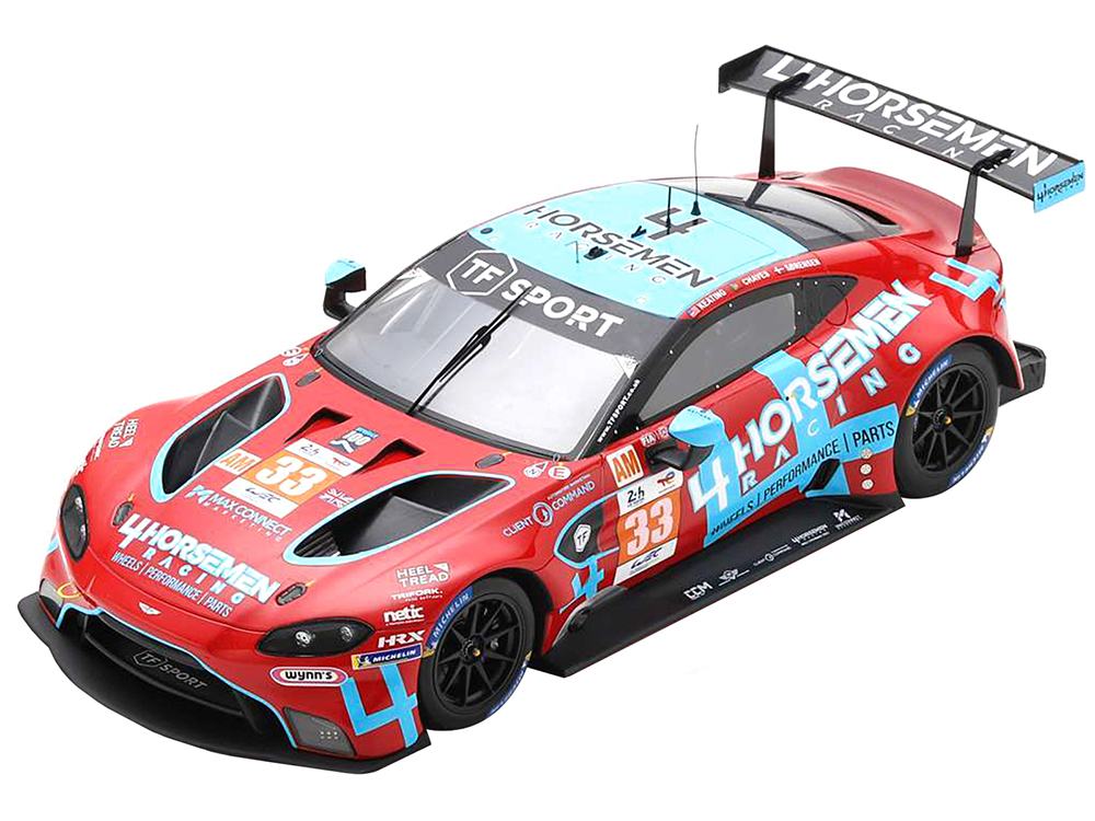 Aston Martin Vantage AMR 33 Ben Keating - Henrique Chaves - Marco Sorensen "TF Sport" GTE Am Winner "24 Hours of Le Mans" (2022) with Acrylic Display