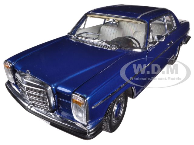 Mercedes Strich 8 Coupe Blue Platinum Edition 1/18 Diecast Car Model by Sunstar