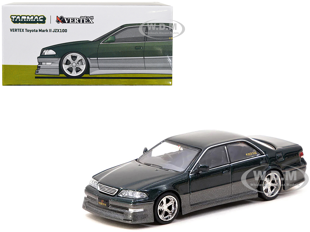 Toyota Mark II JZX100 RHD (Right Hand Drive) Dark Green Metallic 