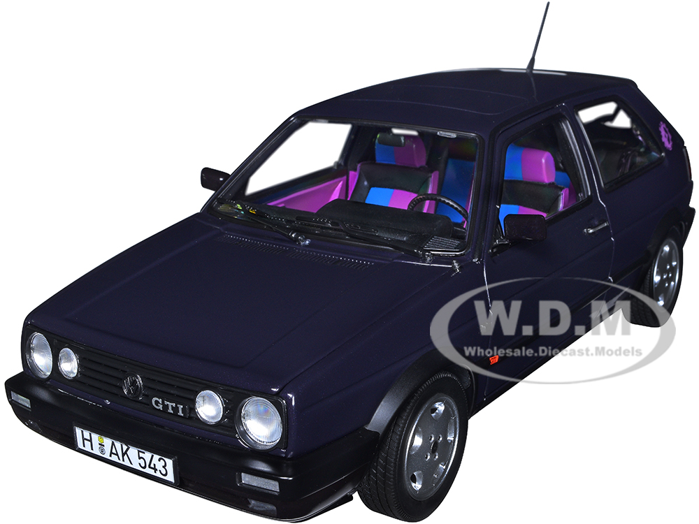 1991 Volkswagen Golf GTI "Fire and Ice" Dark Purple Metallic 1/18 Diecast Model Car by Norev