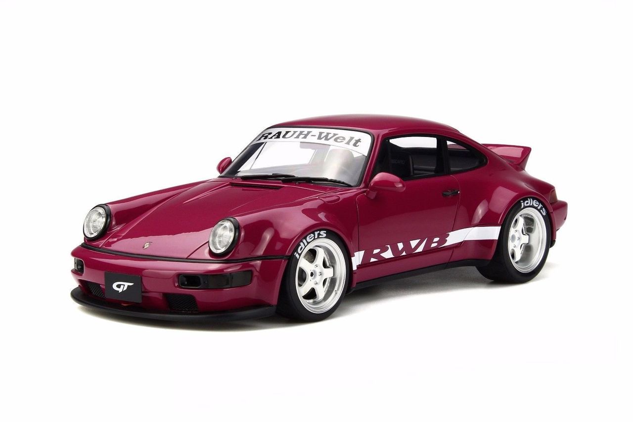 Porsche Rwb 964 Duck Tail Purple Limited Edition 1/18 Model Car By Gt Spirit For Kyosho