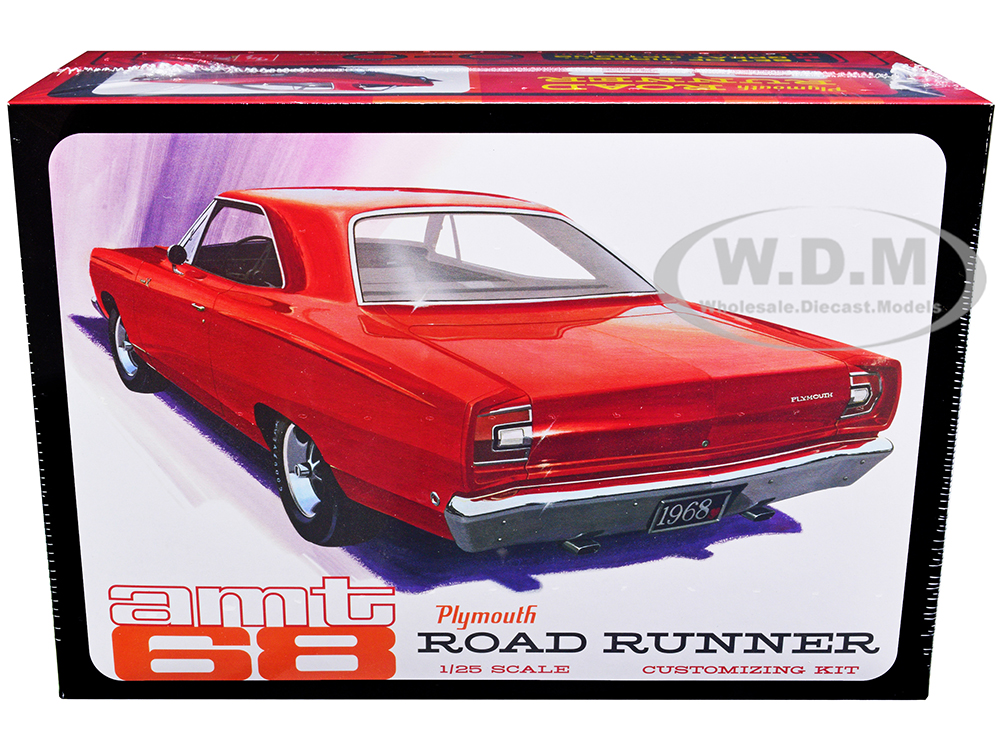 Skill 2 Model Kit 1968 Plymouth Road Runner 1/25 Scale Model by AMT