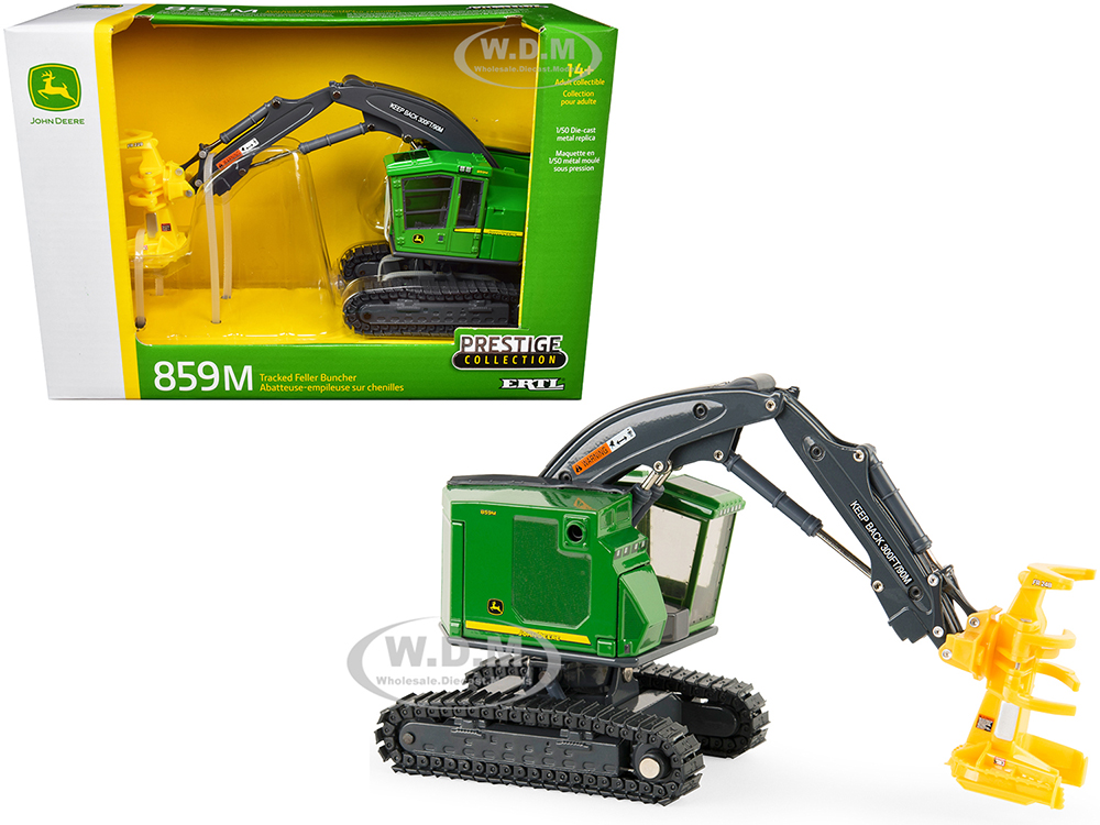 Image of John Deere 859M Tracked Feller Buncher "Prestige Collection" 1/50 Diecast Model by ERTL TOMY