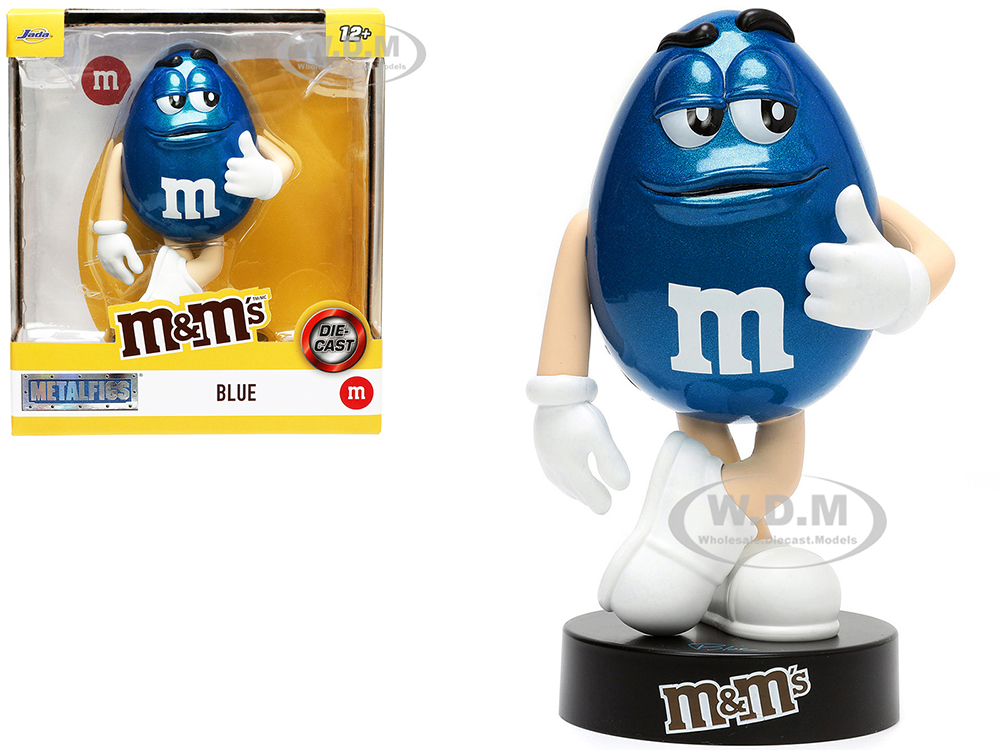 Blue M&amp;Ms 5.25" Diecast Figurine "Metalfigs" Series by Jada