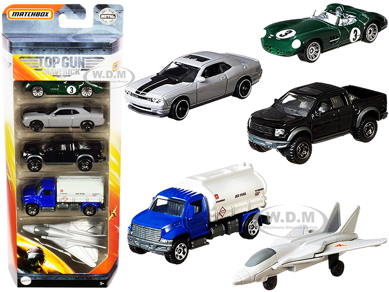 "Top Gun Maverick" (2021) Movie 5 piece Set Release 2 Diecast Models by Matchbox