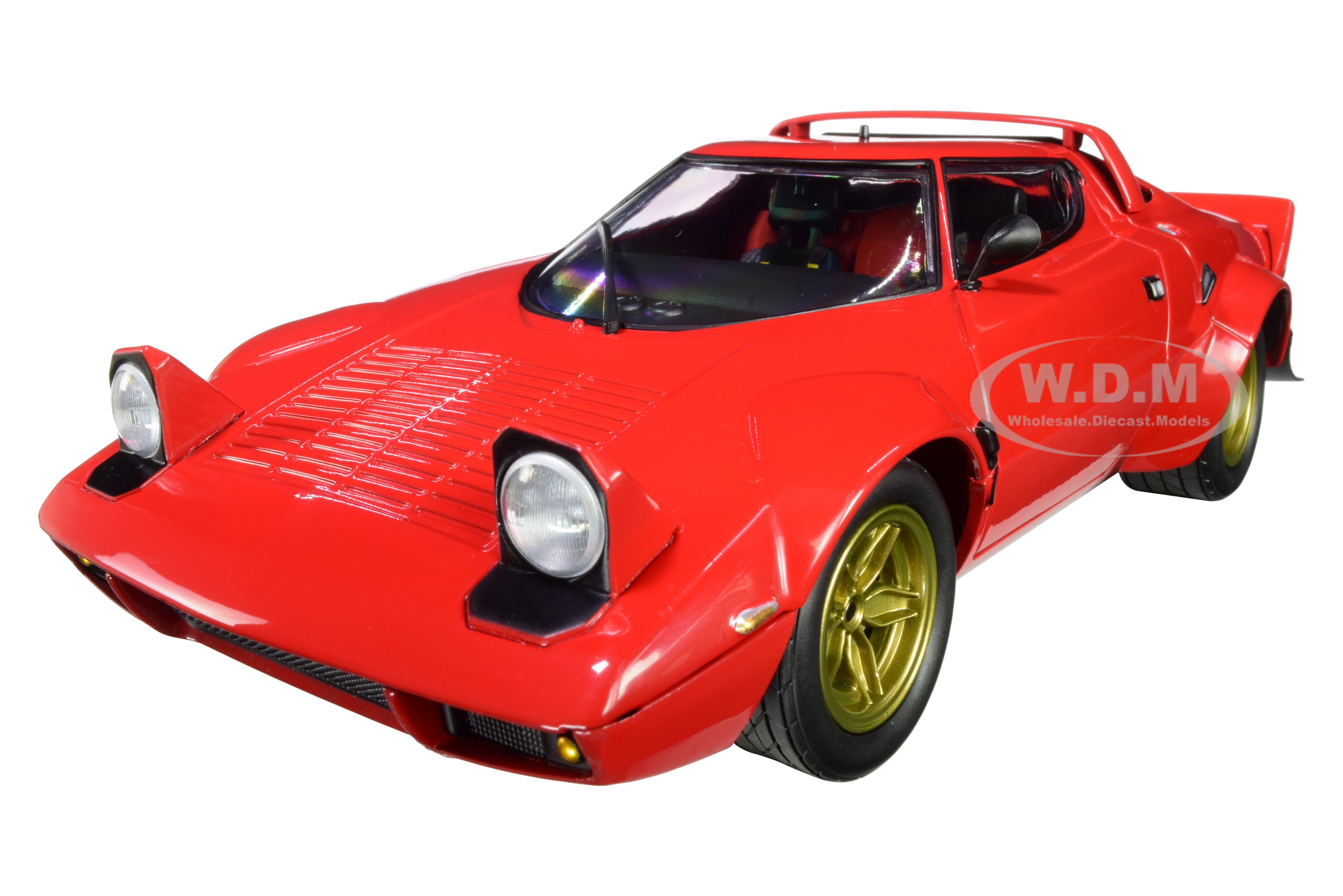 Image of 1974 Lancia Stratos Red Limited Edition to 300 pieces Worldwide 1/18 Diecast Model Car by Minichamps