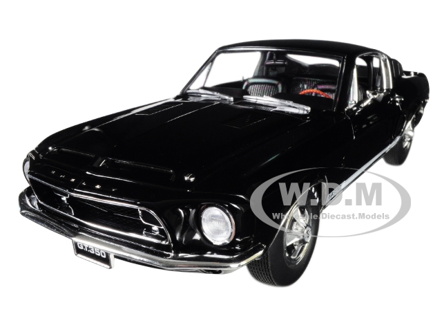 1968 Ford Mustang Shelby Gt350h Black Limited Edition To 480 Pieces Worldwide 1/18 Diecast Model Car By Acme