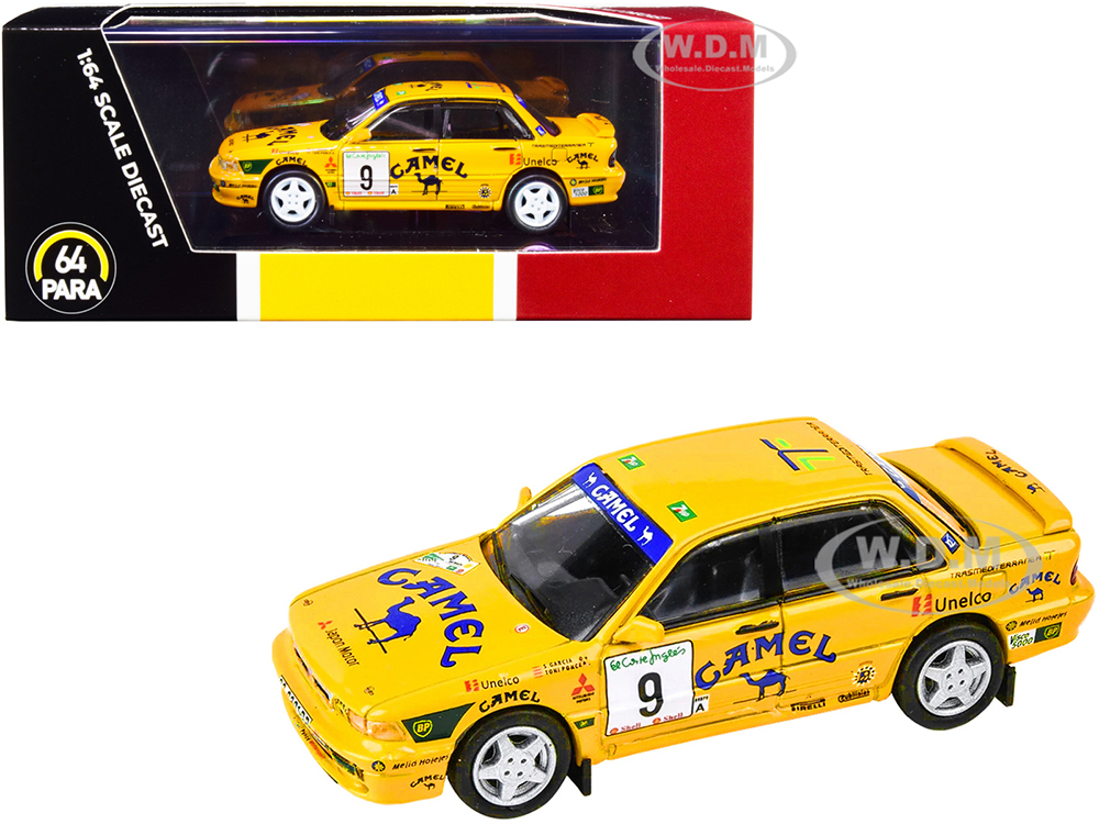 Mitsubishi Galant VR-4 9 S. Garcia - A. Ponce Rally El Corte Ingles (1995) 1/64 Diecast Model Car by Paragon Models