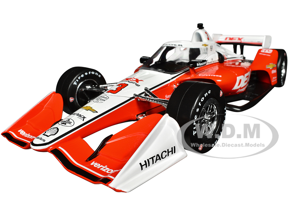 Dallara IndyCar #3 Scott McLaughlin DEX Imaging Team Penske (Road Course Configuration) NTT IndyCar Series First Win Firestone Grand Prix of St. Petersburg (2022) 1/18 Diecast Model Car by Greenlight