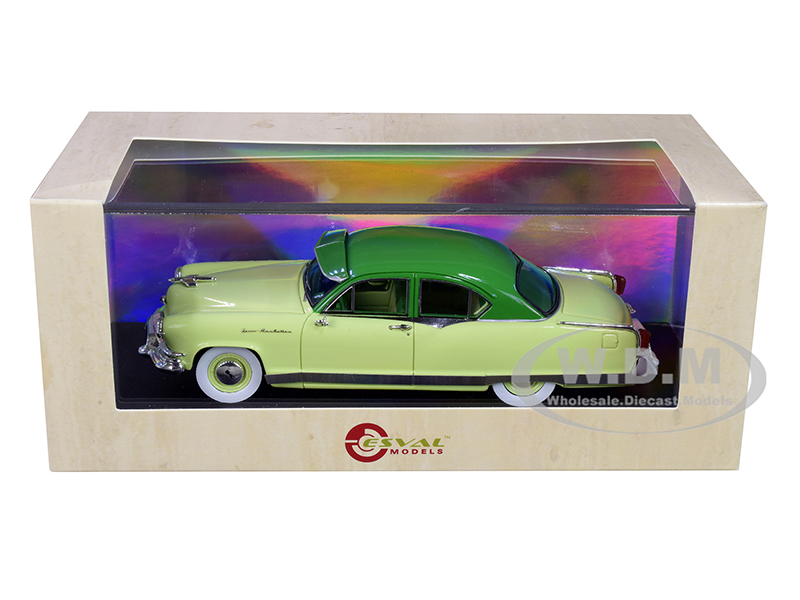 1953 Kaiser Frazer Manhattan 2-door Sedan Two-tone Green Limited Edition To 250 Pieces Worldwide 1/43 Model Car By Esval Models