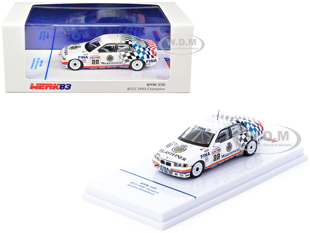 BMW 318i 22 Joachim Winkelhock Champion BTCC (British Touring Car Championship) (1993) 1/64 Diecast Model Car By WERK83