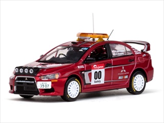 Image of Mitsubishi Lancer Evolution X 00 Rally Japan 2007 Course Car 1/43 Diecast Model Car by Vitesse
