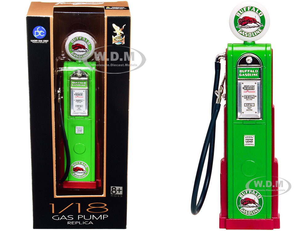 "Buffalo Gasoline" Vintage Digital Gas Pump Replica 1/18 Diecast Replica by Road Signature