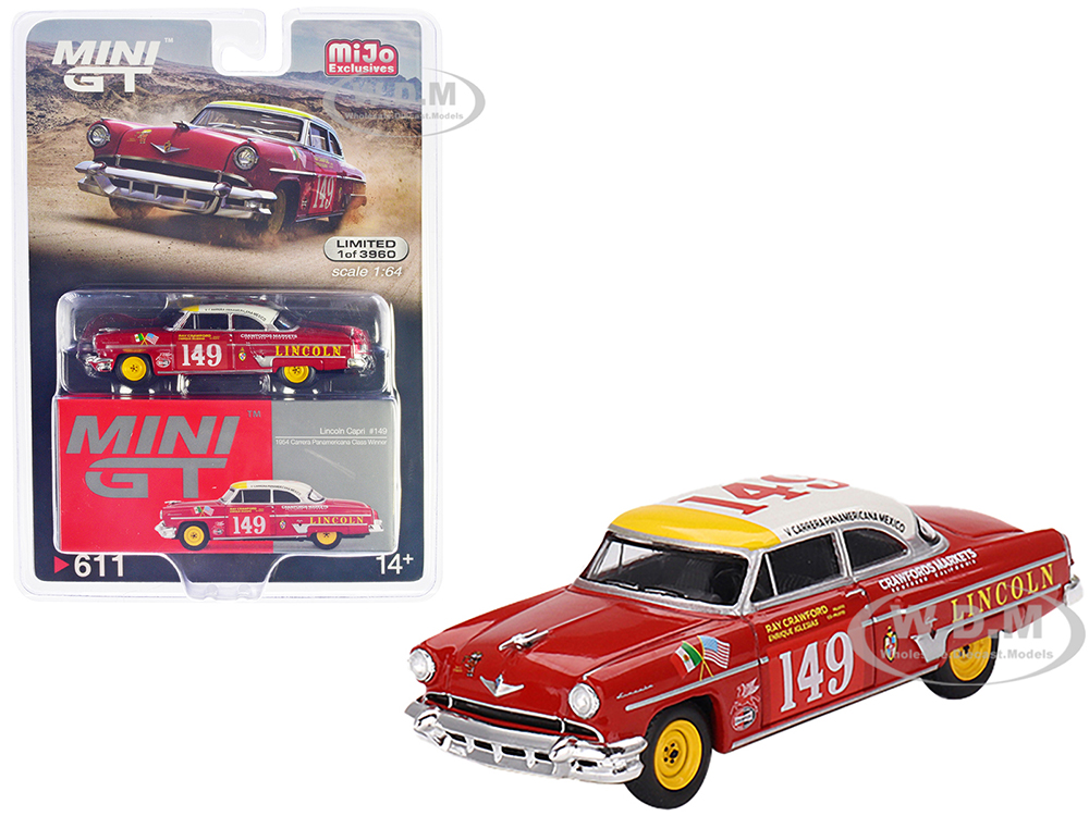Lincoln Capri 149 Ray Crawford - Enrique Iglesias Class Winner Carrera Panamericana (1954) Limited Edition To 3960 Pieces Worldwide 1/64 Diecast Mo