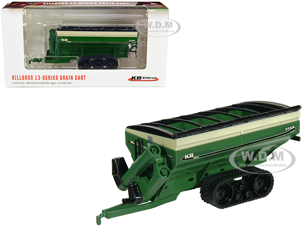 Killbros 1113 Grain Cart with Tracks Green 1/64 Diecast Model by SpecCast