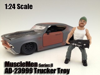 Musclemen "trucker Troy" Figure For 124 Scale Models By American Diorama
