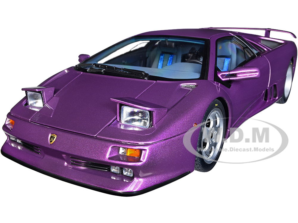 Lamborghini Diablo SE30 Viola Purple Metallic 1/18 Model Car by Autoart