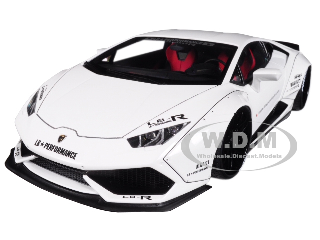 Lamborghini Huracan Lb-works White 1/18 Model Car By Autoart