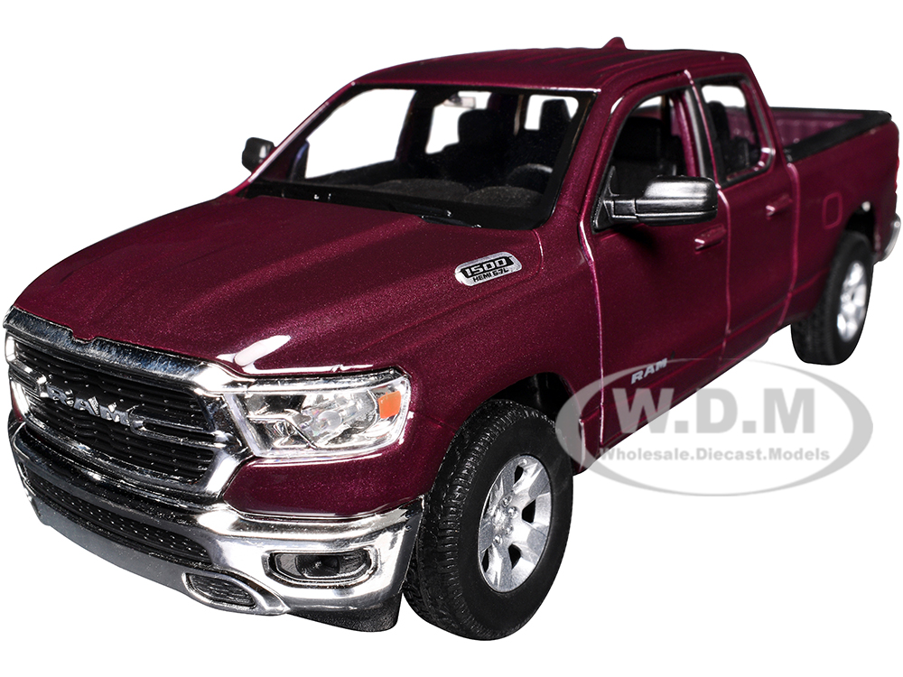 2019 RAM 1500 Pickup Truck Dark Red Metallic NEX Models Series 1/27 Diecast Model Car by Welly