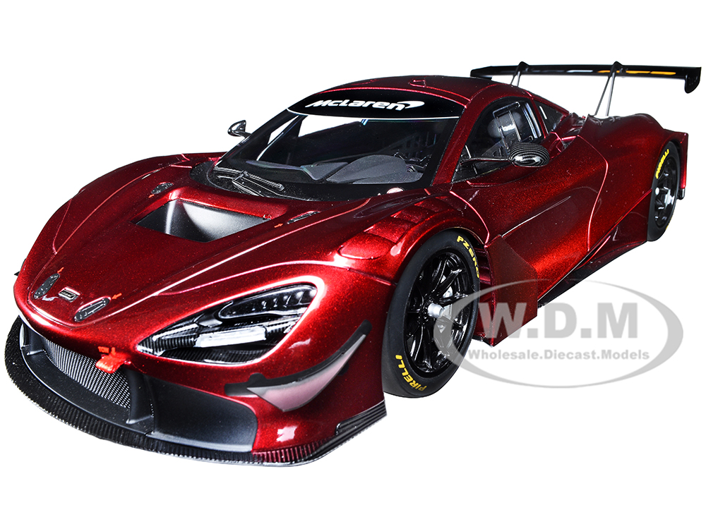 McLaren 720S GT3 Volcano Red Metallic 1/18 Model Car by Autoart