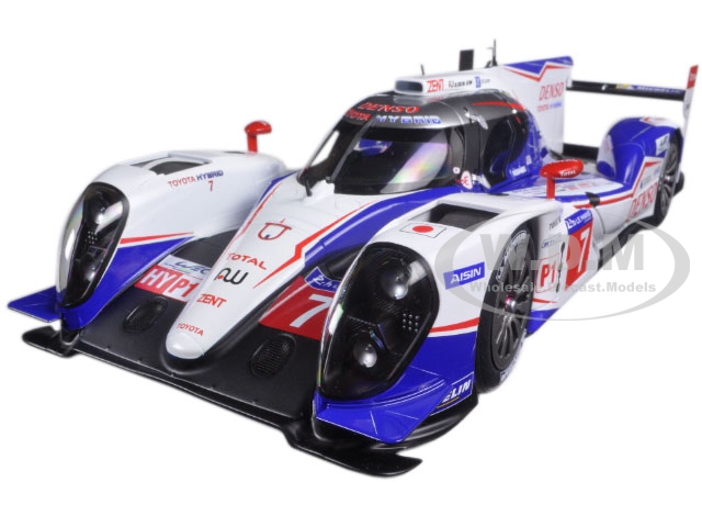 Image of Toyota TS040 Hybrid Le Mans 2014 A. Wurz S. Sarrazin K. Nakajima 7 (Wec 2014 Manufacturers Champion) 1/18 Model Car by Autoart