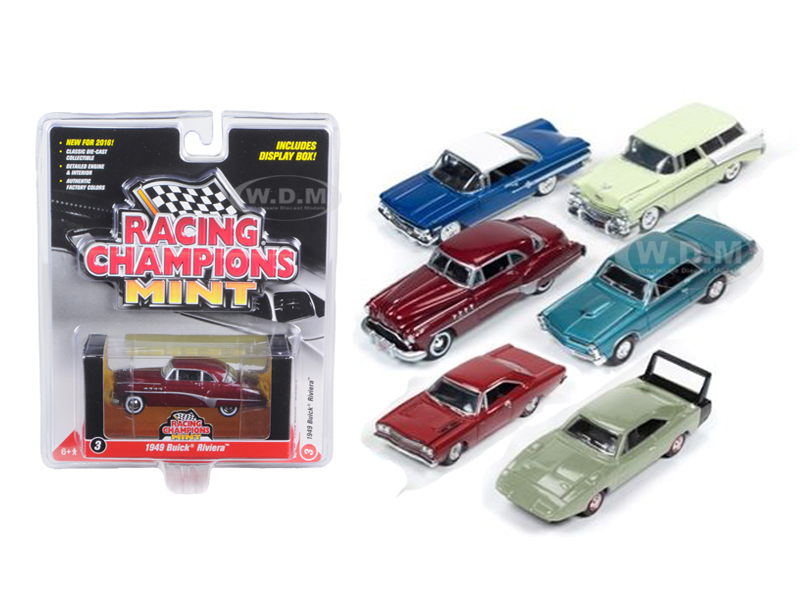 Mint Release 1 Set A Set of 6 cars 1/64 by Racing Champions