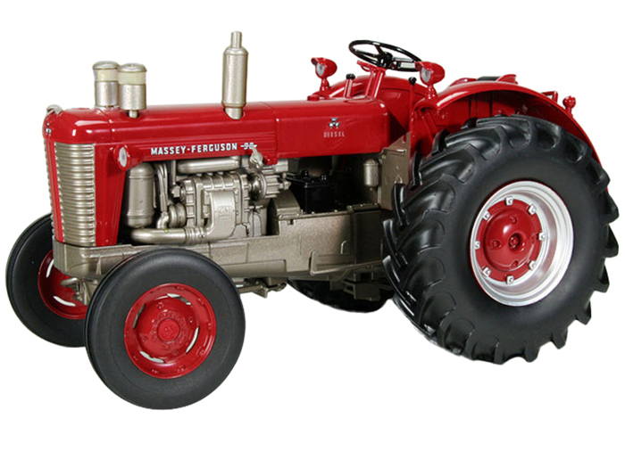 Massey Ferguson 98 Wide Front Diesel Tractor Red Classic Series 1/16 Diecast Model By SpecCast