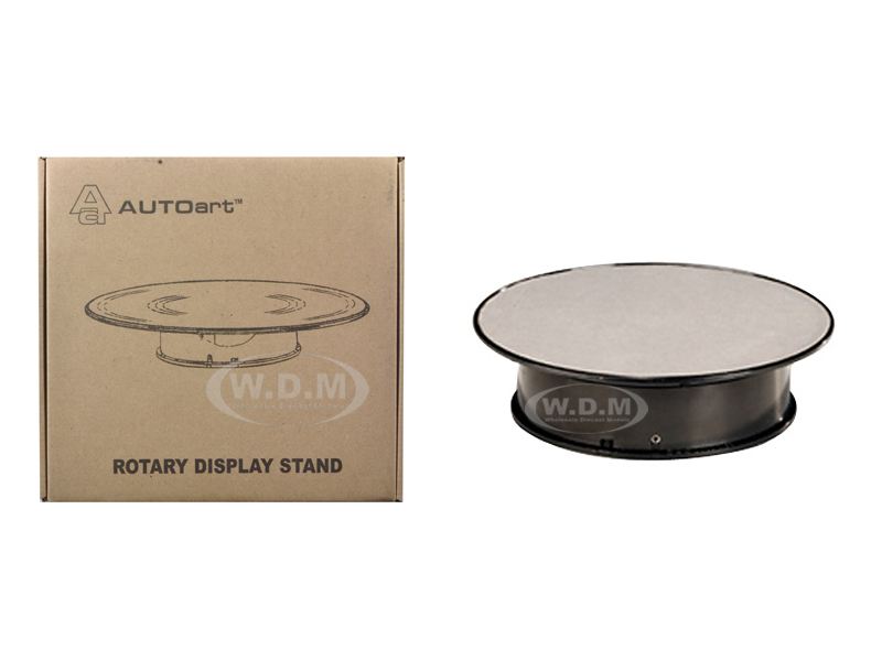 Rotary Display Turn Table 8 Inches with Silver Top 1/43 1/64 1/32 1/24 by Autoart