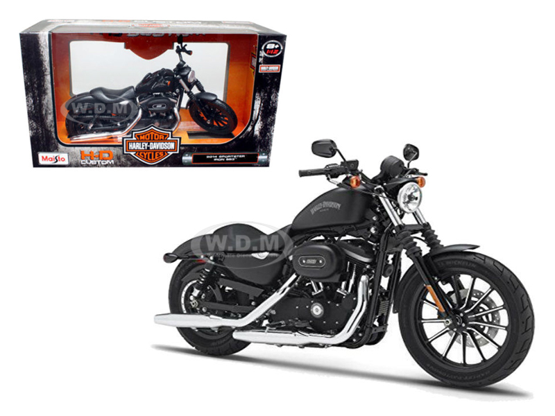 2014 Harley Davidson Sportster Iron 883 Motorcycle Model 1/12 By Maisto