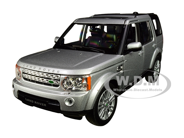 Land Rover Discovery 4 Silver 1/24-1/27 Diecast Model Car By Welly