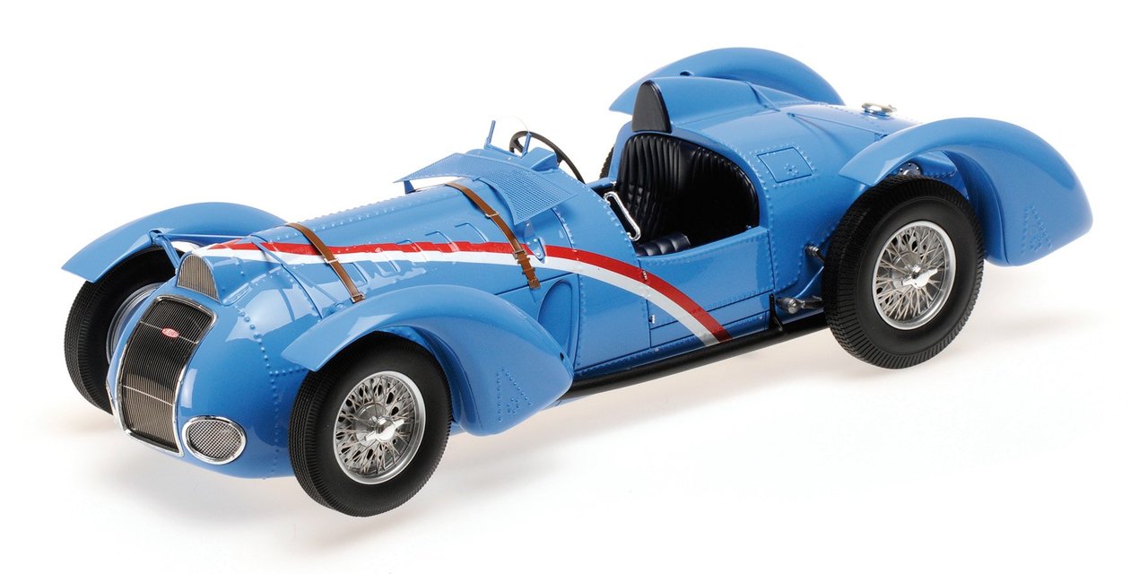 1937 Delahaye Type 145 V-12 Grand Prix Blue Limited To 1002pc 1/18 Model Car By Minichamps