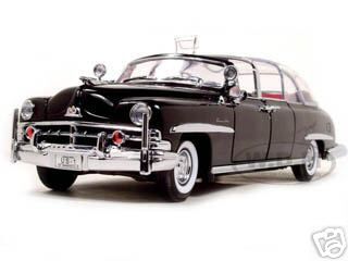 Image of 1950 Lincoln Cosmopolitan Bubble Top Limousine with Flags 1/24 Diecast Model Car by Road Signature