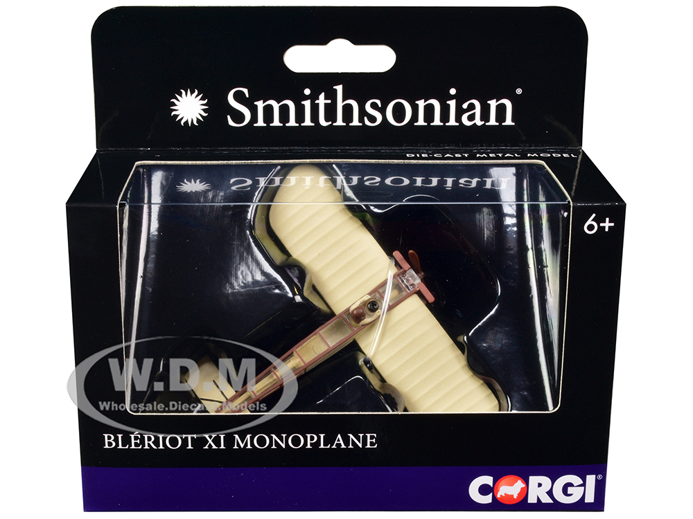 Bleriot XI Monoplane with Pilot Figure Smithsonian Series Diecast Model by Corgi